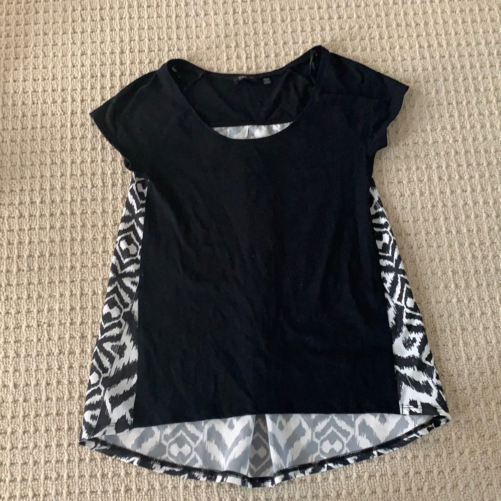 High Low Aztec Print Shirt